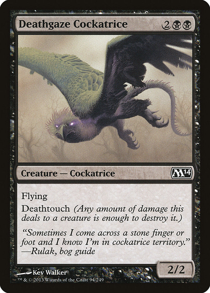 Deathgaze Cockatrice [Magic 2014] | L.A. Mood Comics and Games