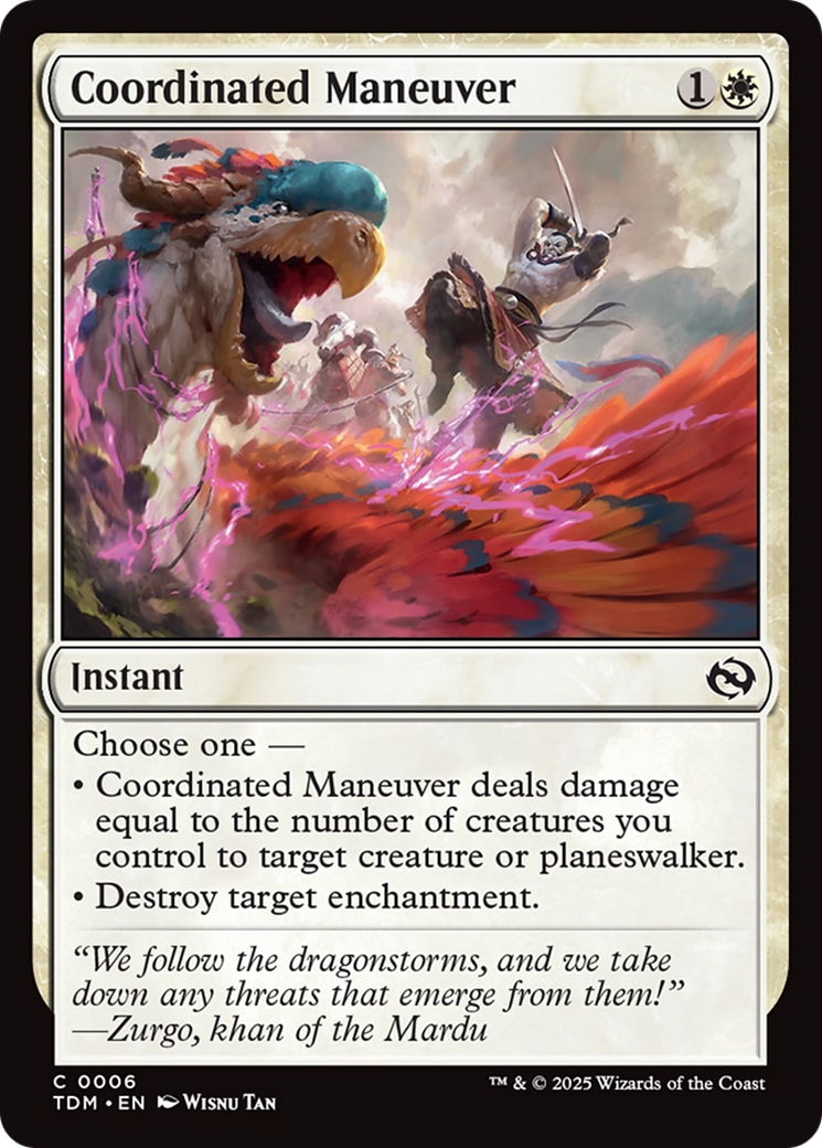 Coordinated Maneuver [Tarkir: Dragonstorm] | L.A. Mood Comics and Games