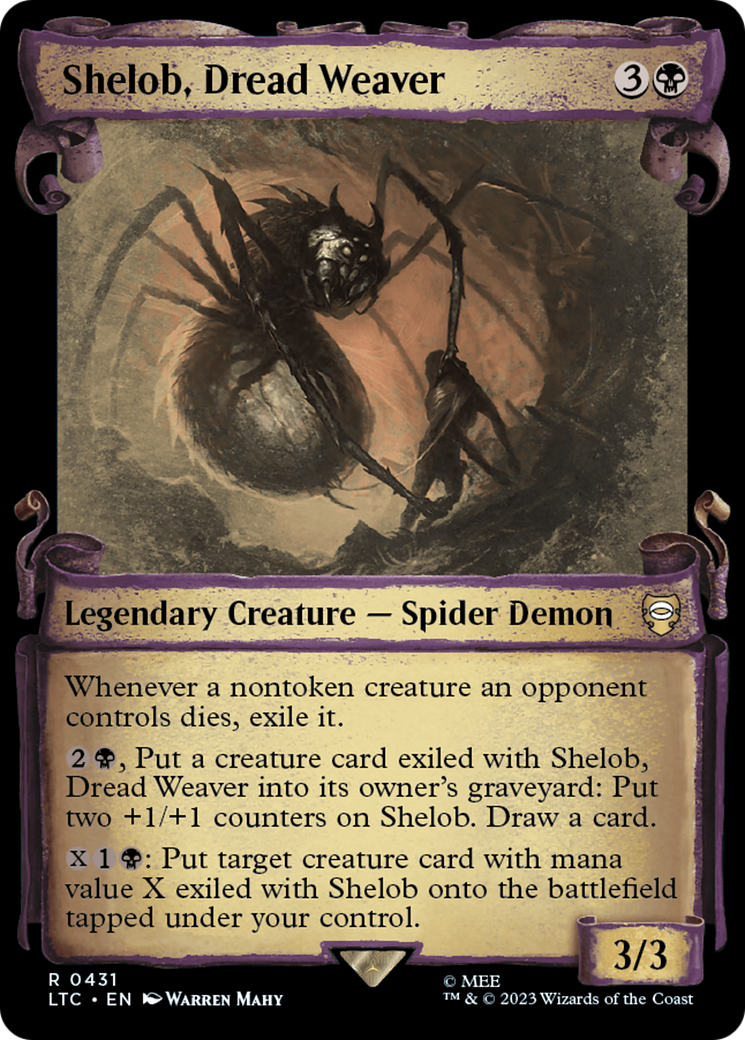 Shelob, Dread Weaver [The Lord of the Rings: Tales of Middle-Earth Commander Showcase Scrolls] | L.A. Mood Comics and Games
