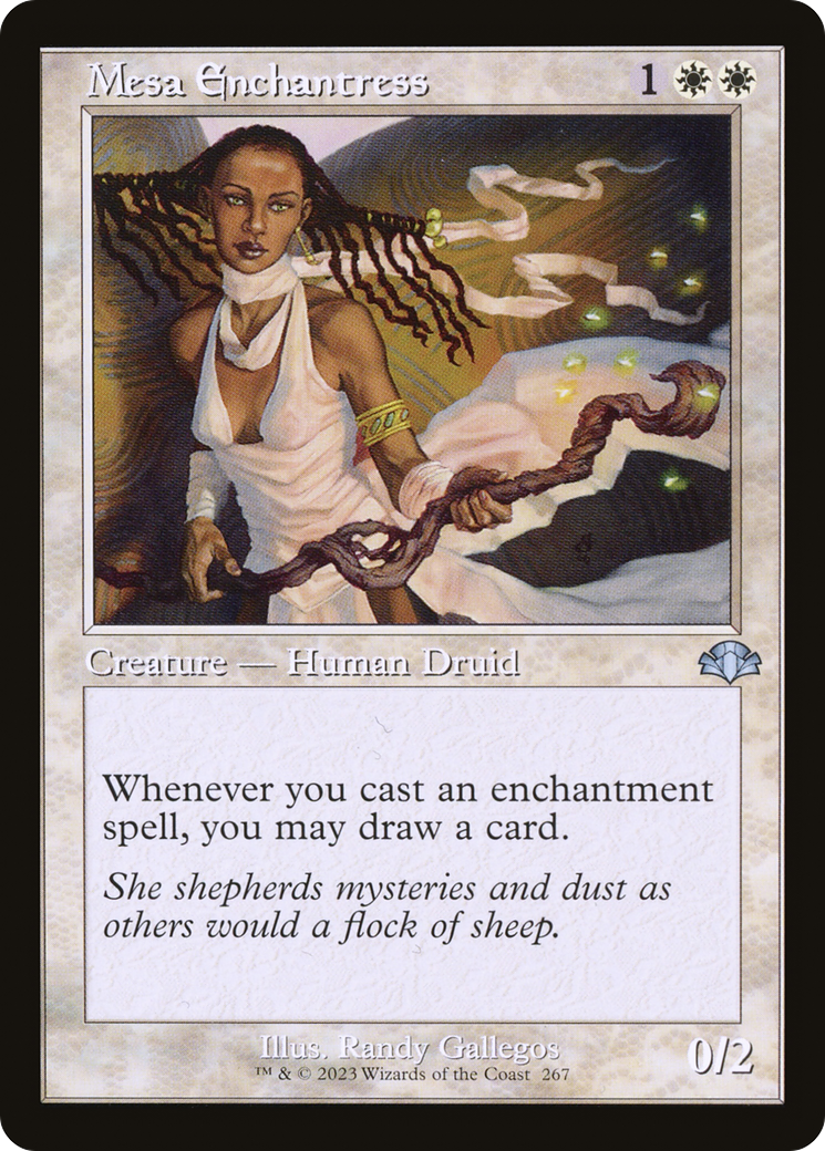 Mesa Enchantress (Retro) [Dominaria Remastered] | L.A. Mood Comics and Games