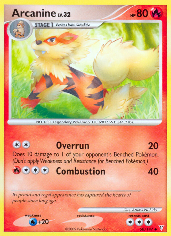 Arcanine (50/147) [Platinum: Supreme Victors] | L.A. Mood Comics and Games