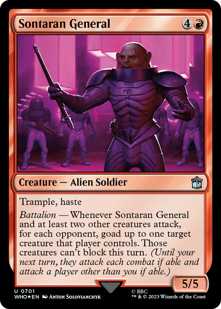 Sontaran General (Surge Foil) [Doctor Who] | L.A. Mood Comics and Games