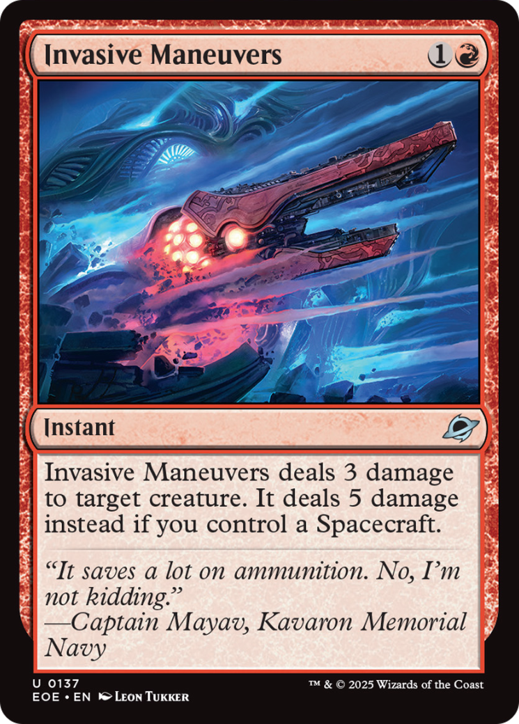 Invasive Maneuvers [Edge of Eternities] | L.A. Mood Comics and Games