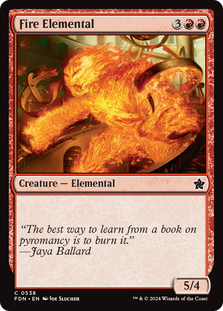 Fire Elemental [Foundations] | L.A. Mood Comics and Games
