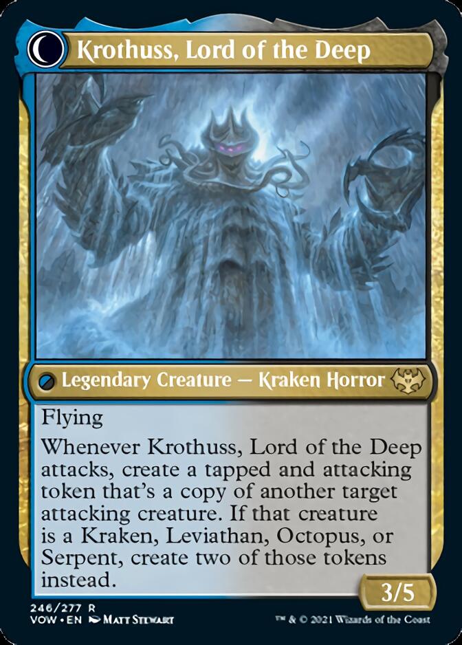 Runo Stromkirk // Krothuss, Lord of the Deep [Innistrad: Crimson Vow] | L.A. Mood Comics and Games