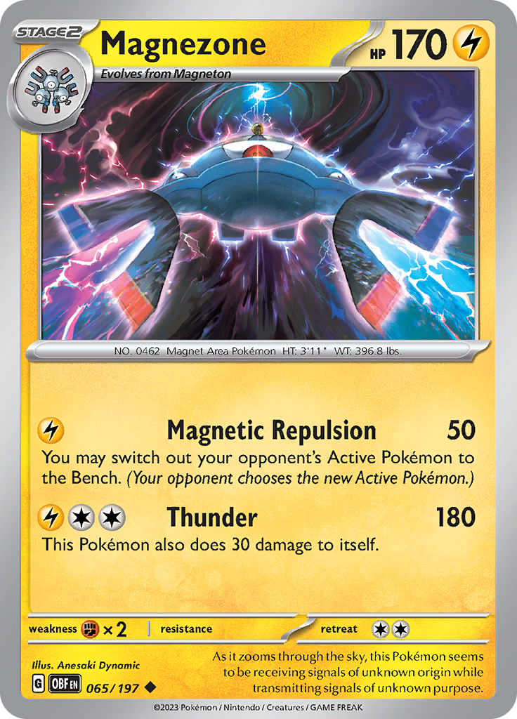 Magnezone (065/197) [Scarlet & Violet: Obsidian Flames] | L.A. Mood Comics and Games