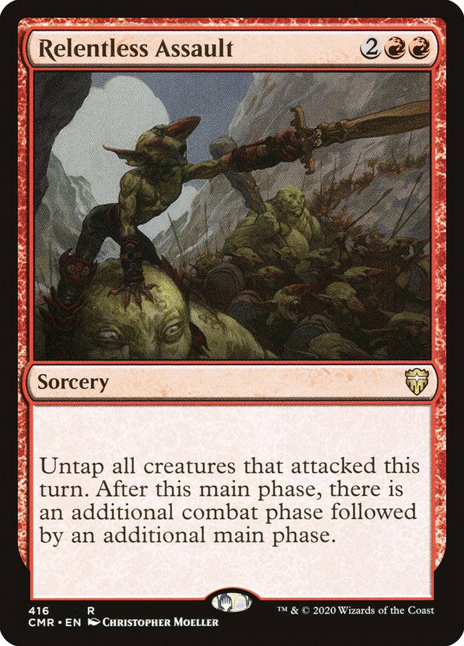Relentless Assault [Commander Legends] | L.A. Mood Comics and Games