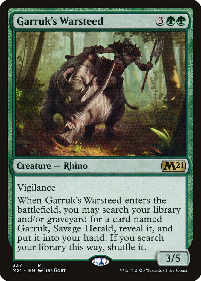 Garruk's Warsteed [Core Set 2021] | L.A. Mood Comics and Games