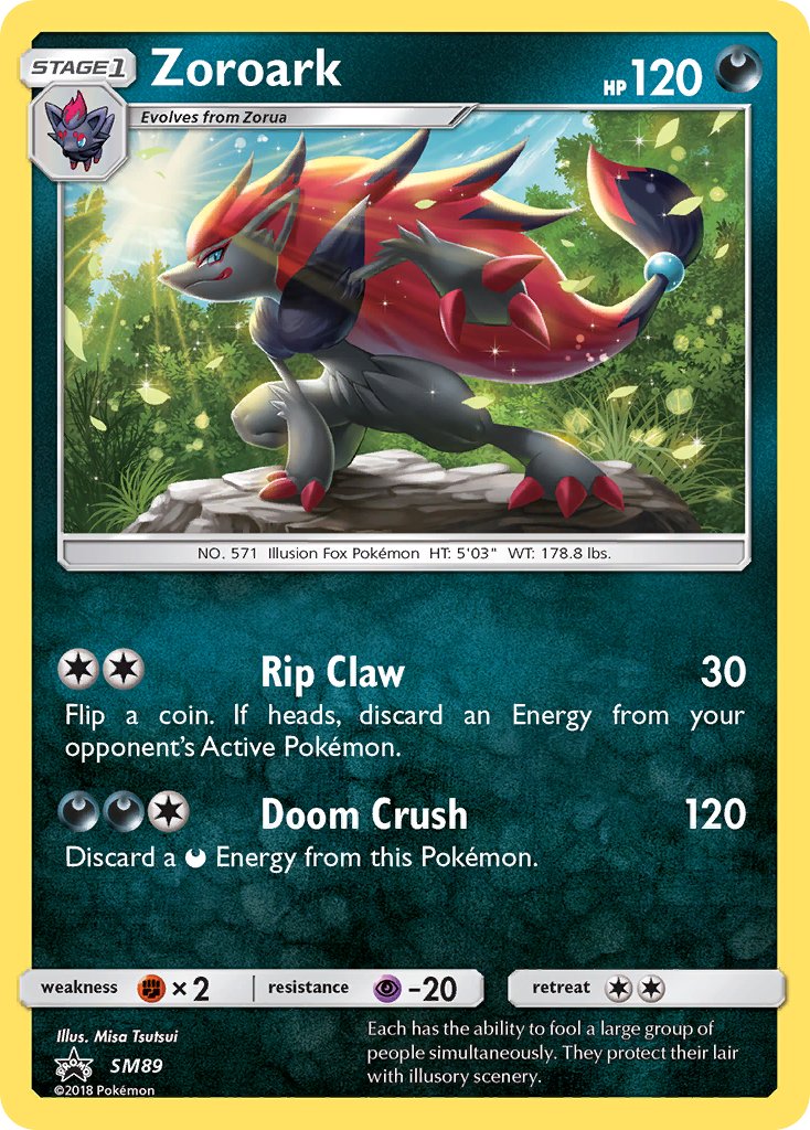 Zoroark (SM89) [Sun & Moon: Black Star Promos] | L.A. Mood Comics and Games