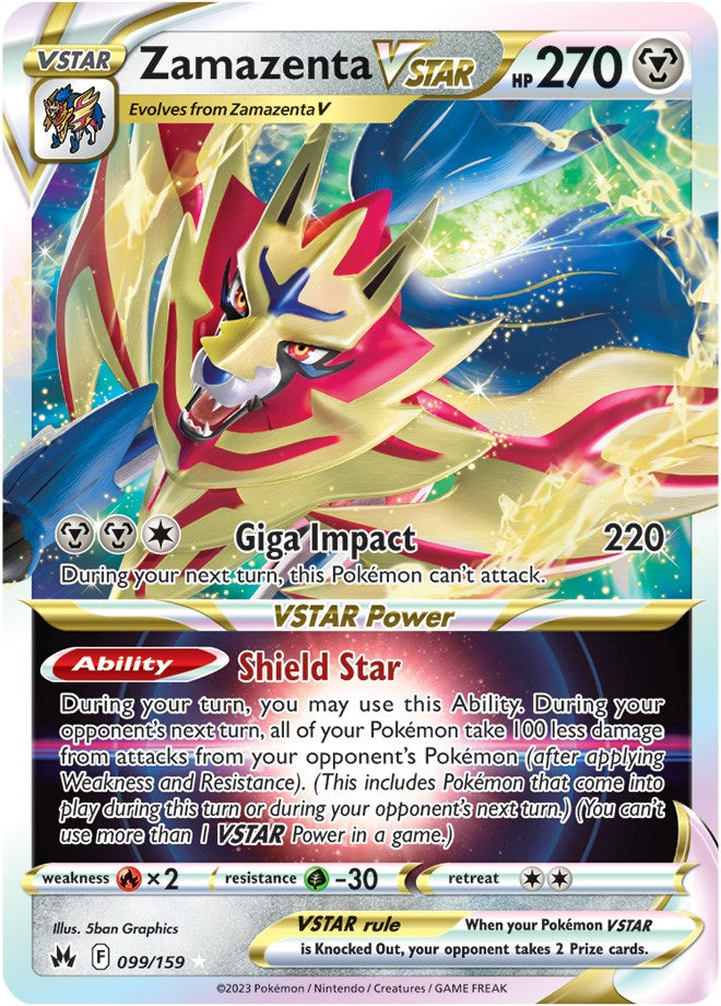 Zamazenta VSTAR (099/159) [Sword & Shield: Crown Zenith] | L.A. Mood Comics and Games
