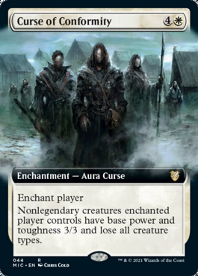 Curse of Conformity (Extended Art) [Innistrad: Midnight Hunt Commander] | L.A. Mood Comics and Games
