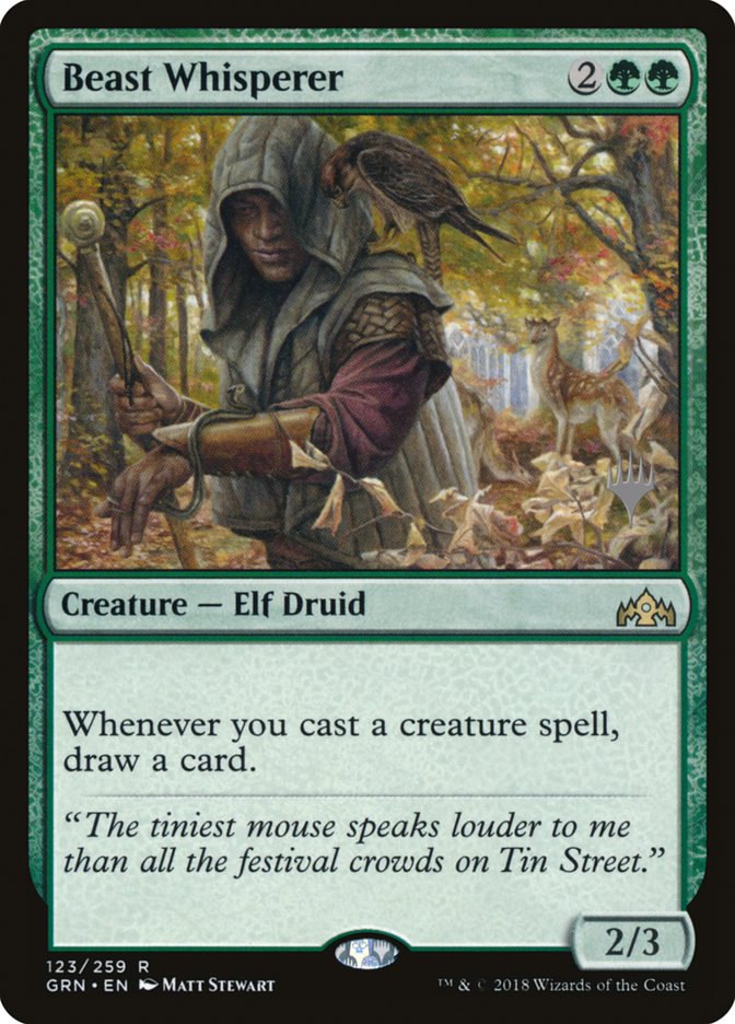 Beast Whisperer (Promo Pack) [Guilds of Ravnica Promos] | L.A. Mood Comics and Games