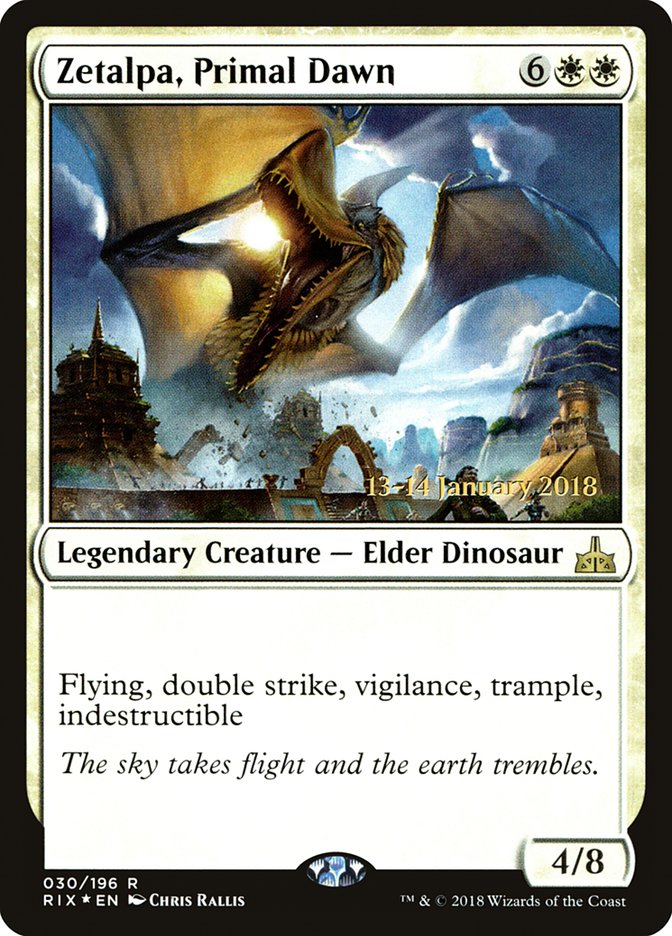 Zetalpa, Primal Dawn [Rivals of Ixalan Prerelease Promos] | L.A. Mood Comics and Games