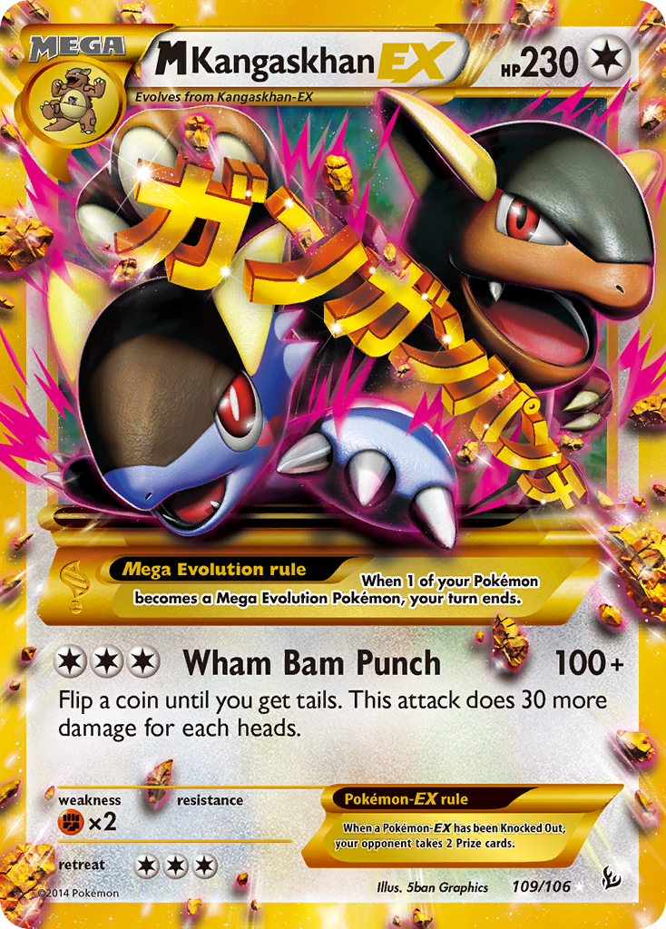 M Kangaskhan EX (109/106) [XY: Flashfire] | L.A. Mood Comics and Games