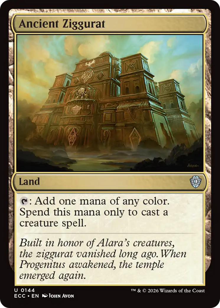 Ancient Ziggurat [Lorwyn Eclipsed Commander] | L.A. Mood Comics and Games