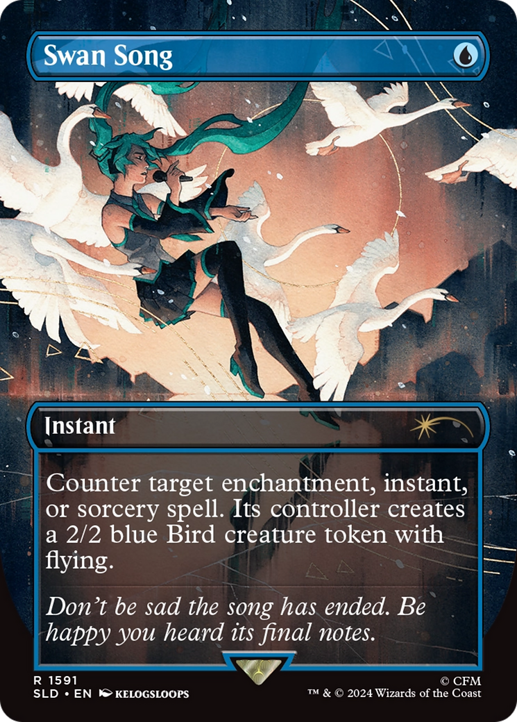 Swan Song (1591) (Rainbow Foil) [Secret Lair Drop Series] | L.A. Mood Comics and Games