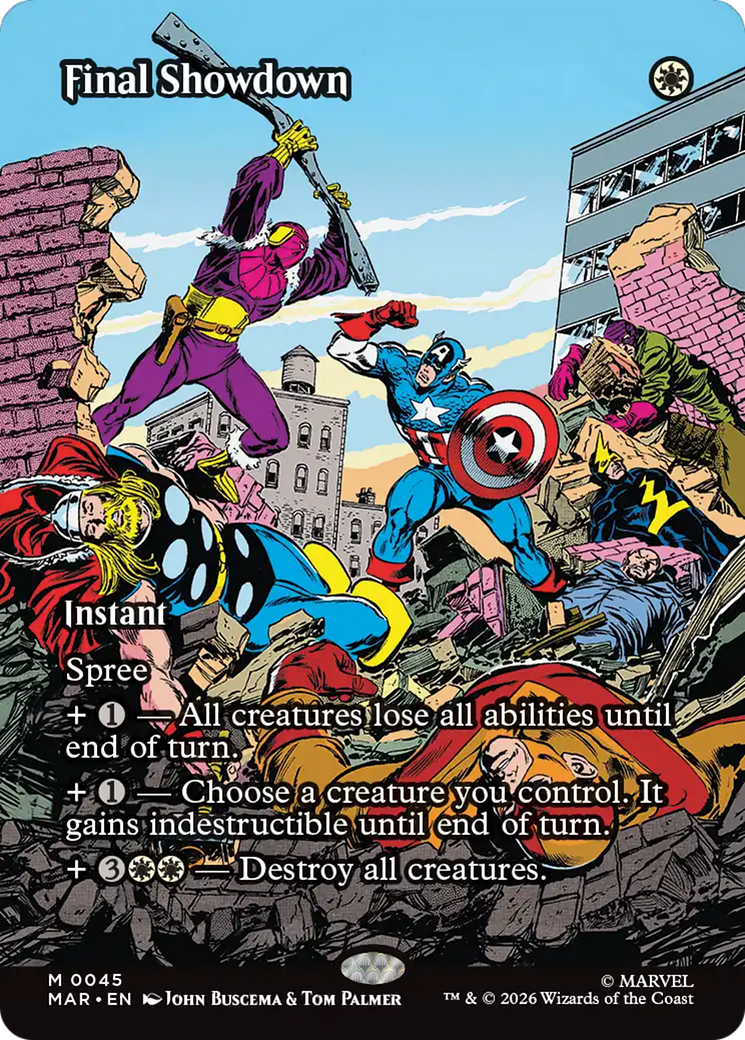 Final Showdown (Borderless) [Marvel Universe: Eternal-Legal] | L.A. Mood Comics and Games