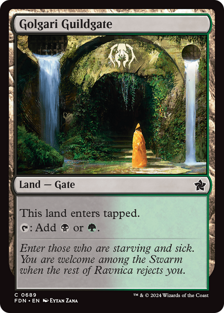 Golgari Guildgate [Foundations] | L.A. Mood Comics and Games