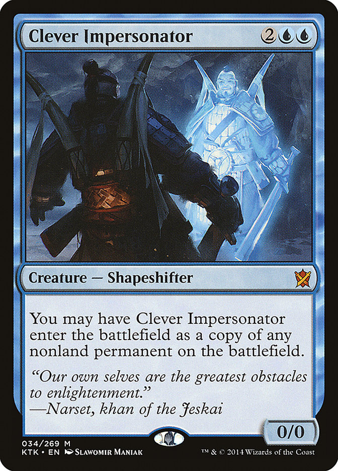 Clever Impersonator [Khans of Tarkir] | L.A. Mood Comics and Games