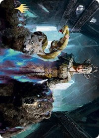 Kolvori, God of Kinship Art Card (Gold-Stamped Signature) [Kaldheim Art Series] | L.A. Mood Comics and Games