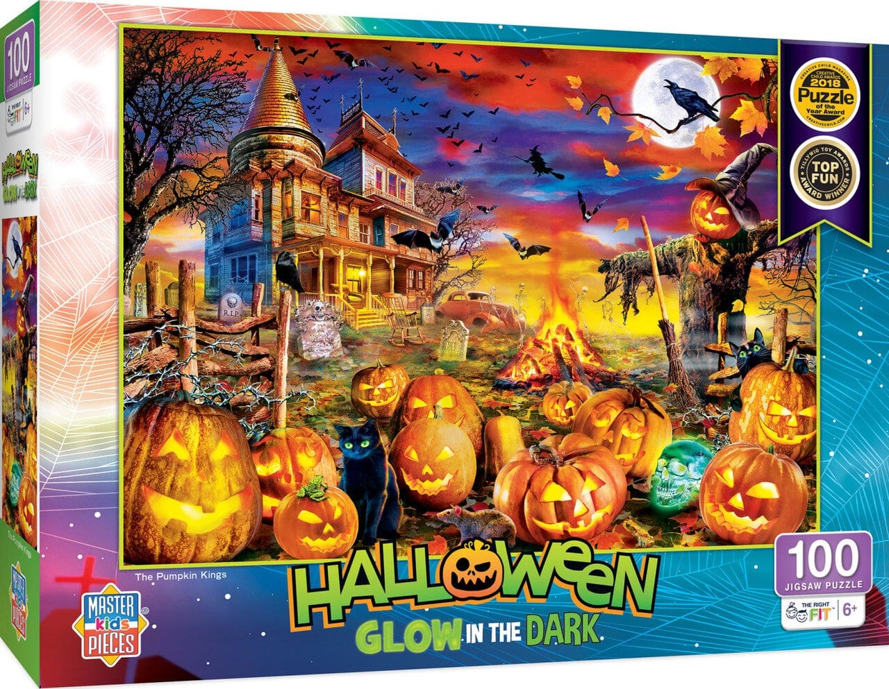 Puzzle 100pc - The Pumpkin Kings | L.A. Mood Comics and Games