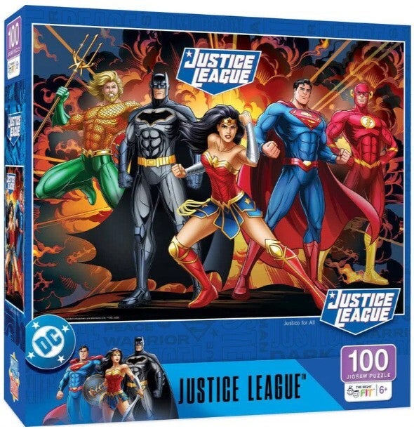 Puzzle 100 pc - Justice League | L.A. Mood Comics and Games