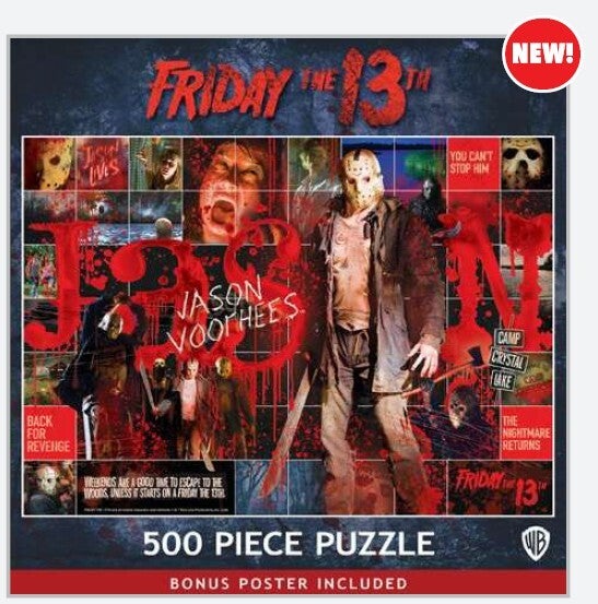 Puzzle 500pc Friday the 13th | L.A. Mood Comics and Games