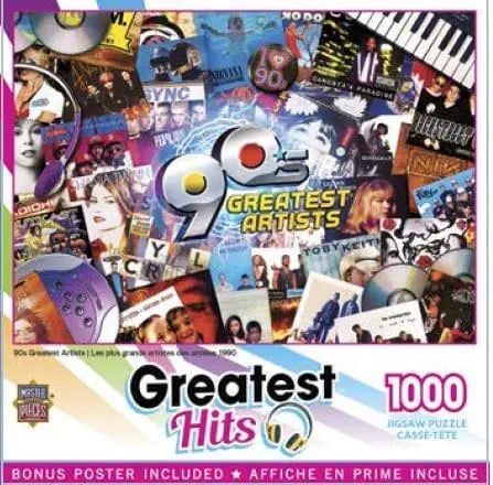 Puzzle: 1000pc Greatest 90s | L.A. Mood Comics and Games