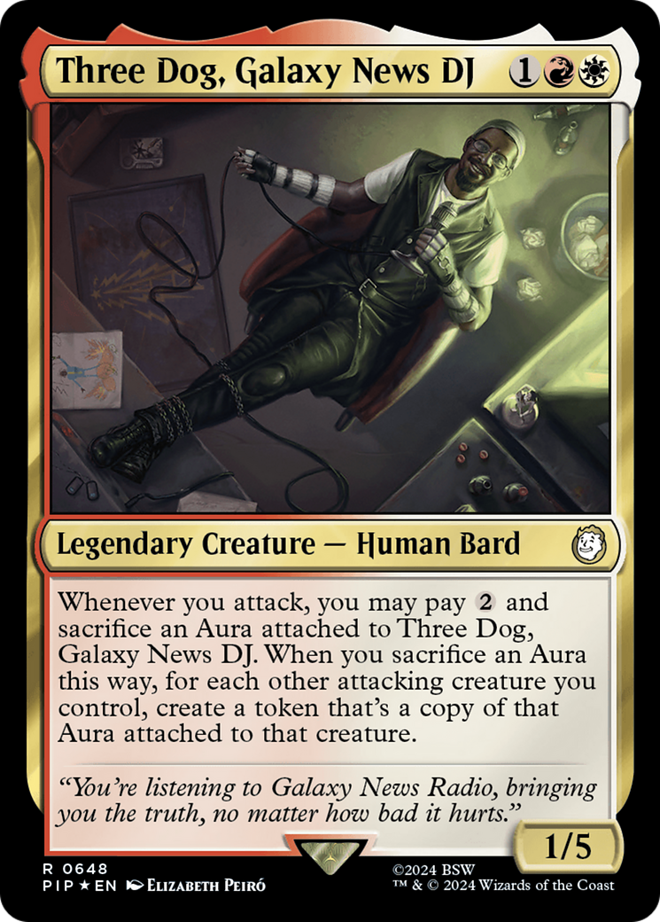 Three Dog, Galaxy News DJ (Surge Foil) [Fallout] | L.A. Mood Comics and Games