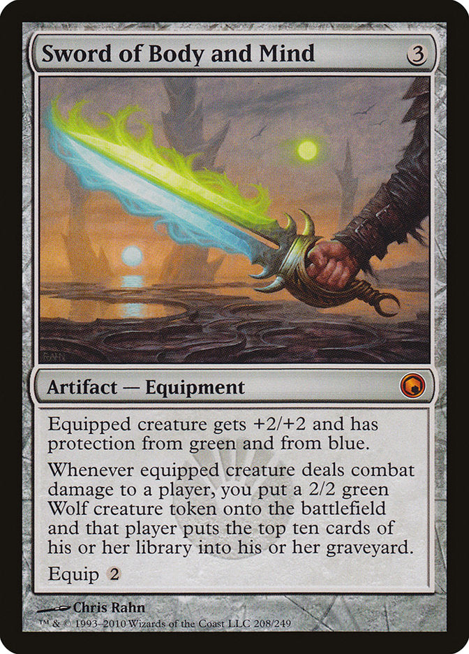 Sword of Body and Mind [Scars of Mirrodin] | L.A. Mood Comics and Games