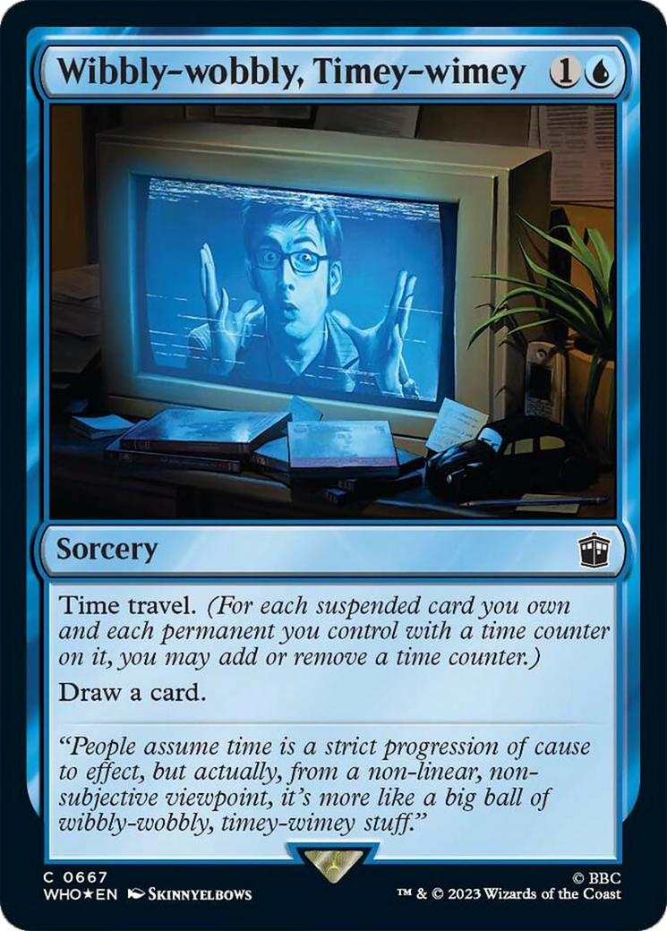 Wibbly-wobbly, Timey-wimey (Surge Foil) [Doctor Who] | L.A. Mood Comics and Games