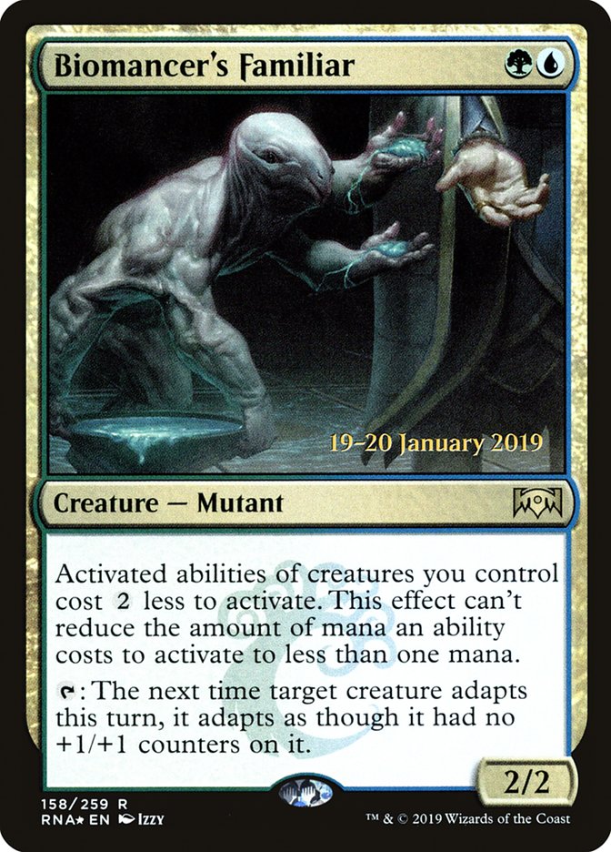 Biomancer's Familiar [Ravnica Allegiance Prerelease Promos] | L.A. Mood Comics and Games