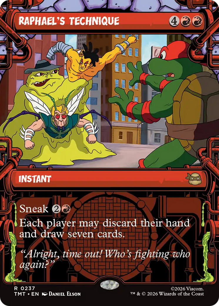 Raphael's Technique (Showcase) [Teenage Mutant Ninja Turtles] | L.A. Mood Comics and Games