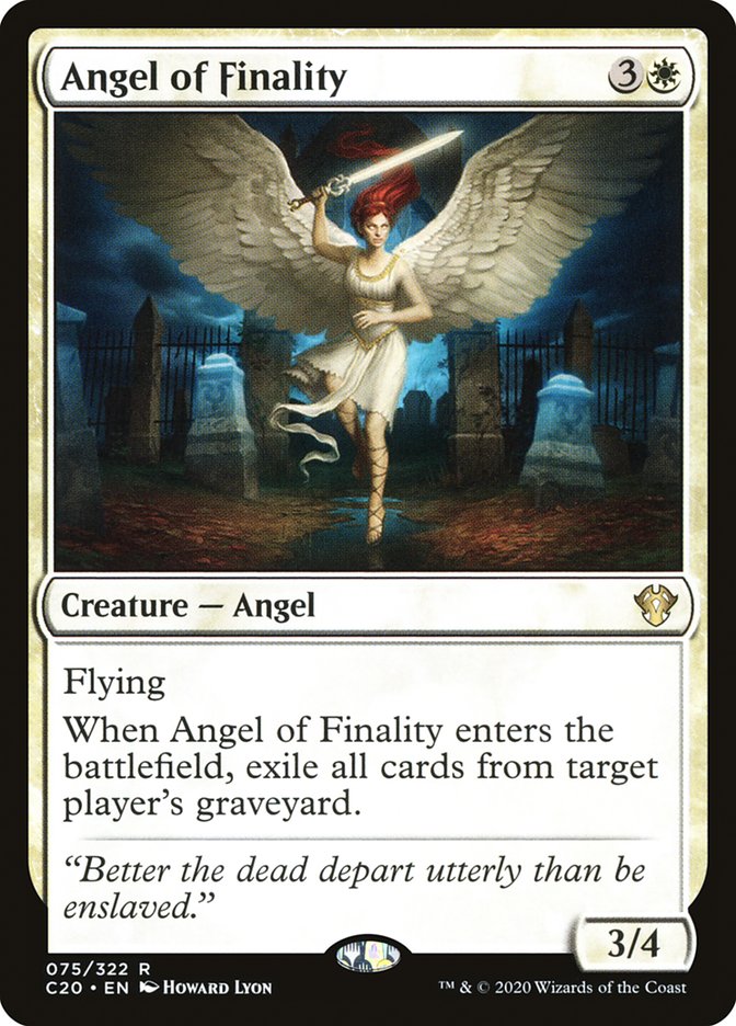 Angel of Finality [Commander 2020] | L.A. Mood Comics and Games