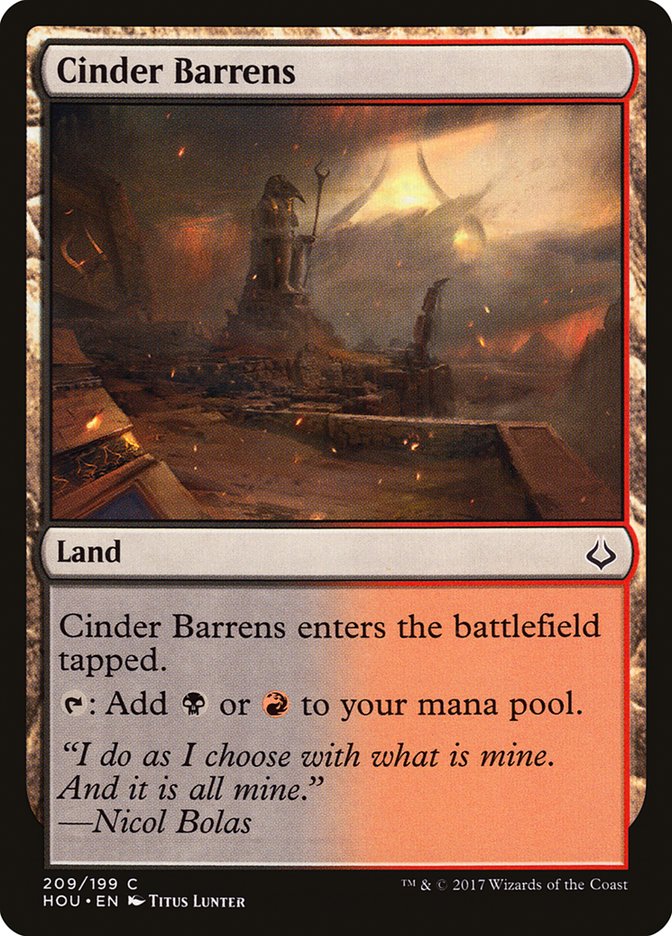 Cinder Barrens [Hour of Devastation] | L.A. Mood Comics and Games