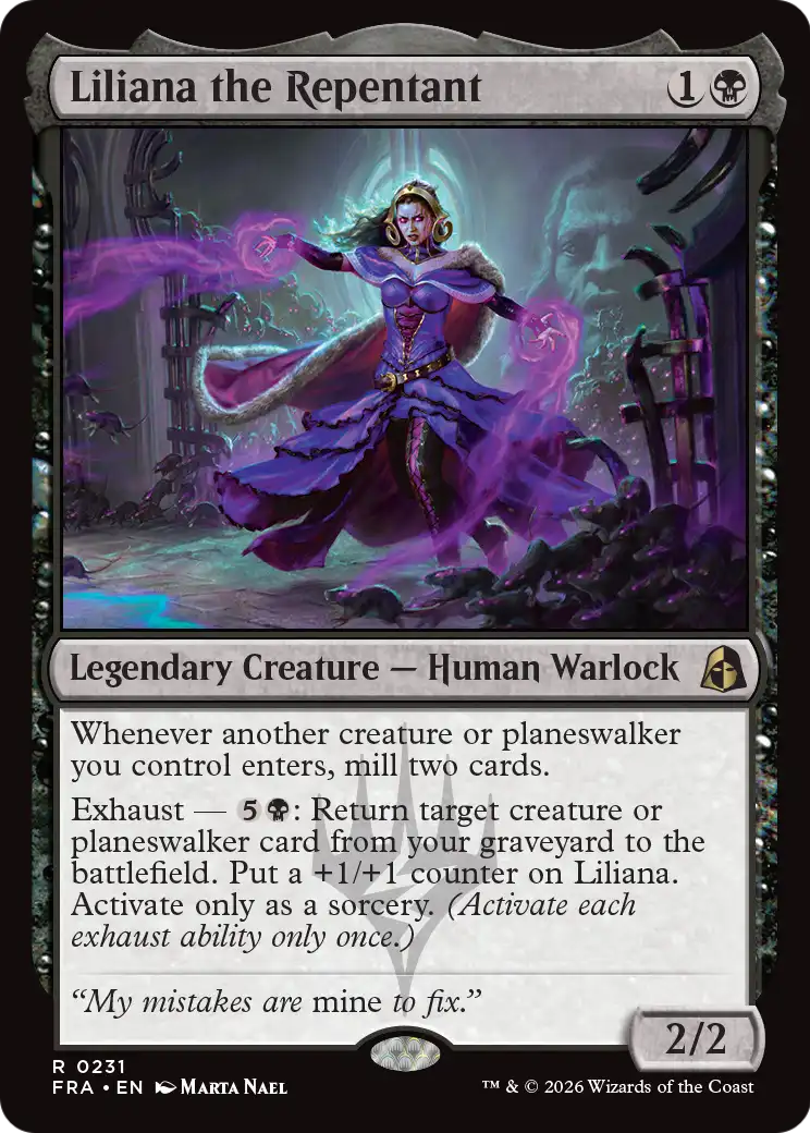 Liliana the Repentant [Reality Fracture] | L.A. Mood Comics and Games