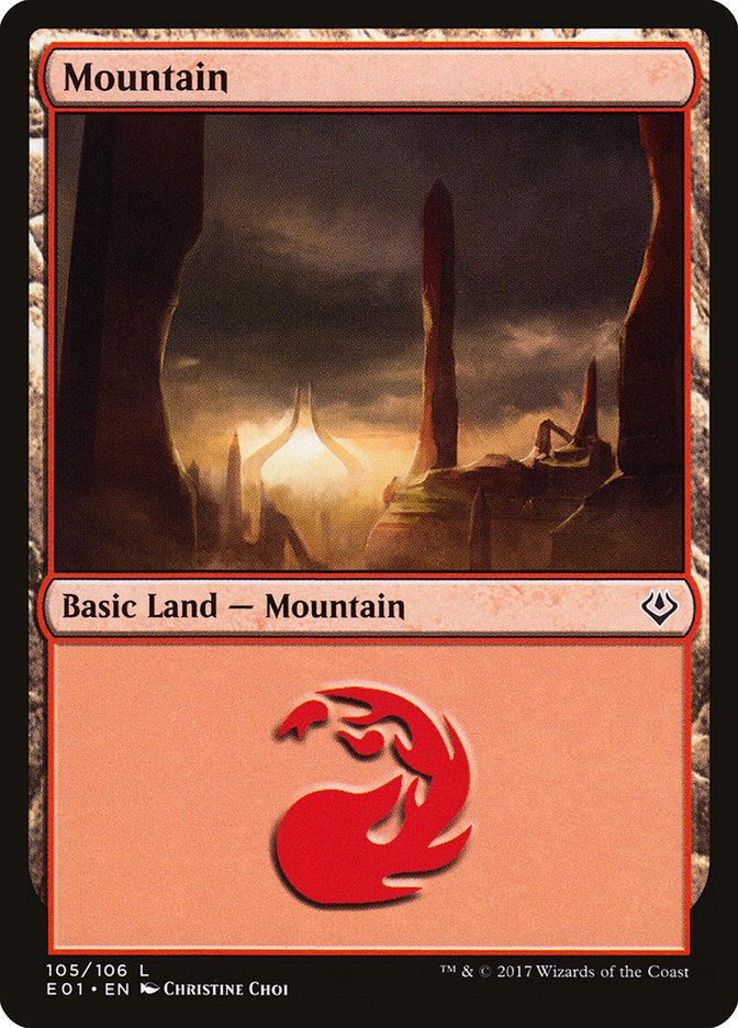 Mountain (105) [Archenemy: Nicol Bolas] | L.A. Mood Comics and Games