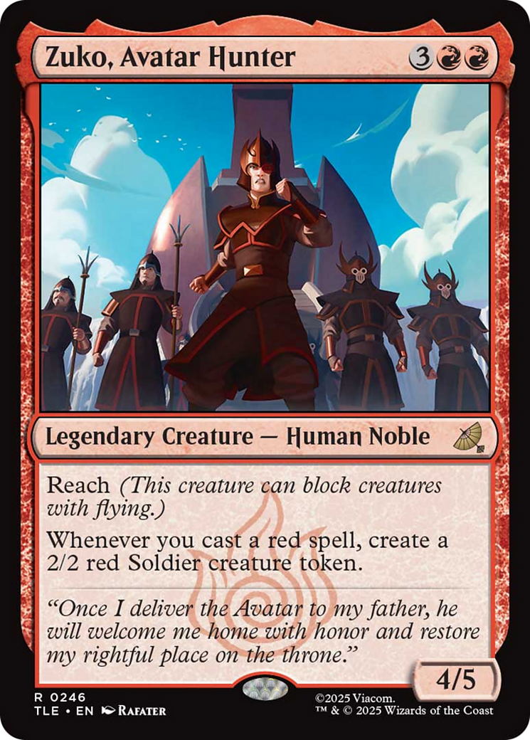 Zuko Tutorial Theme Card [Avatar: The Last Airbender: Eternal-Legal] | L.A. Mood Comics and Games