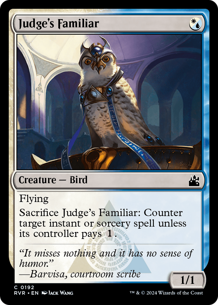 Judge's Familiar [Ravnica Remastered] | L.A. Mood Comics and Games