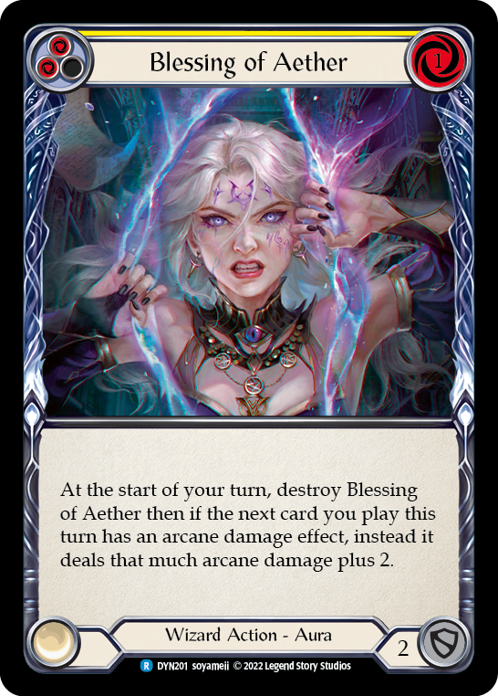 Blessing of Aether (Yellow) [DYN201] (Dynasty) | L.A. Mood Comics and Games