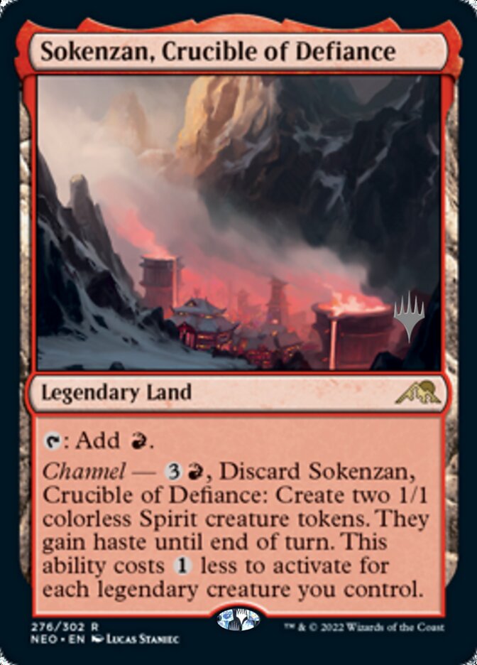 Sokenzan, Crucible of Defiance (Promo Pack) [Kamigawa: Neon Dynasty Promos] | L.A. Mood Comics and Games
