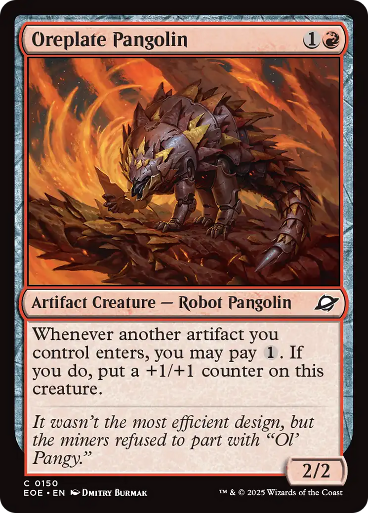Oreplate Pangolin [Edge of Eternities] | L.A. Mood Comics and Games