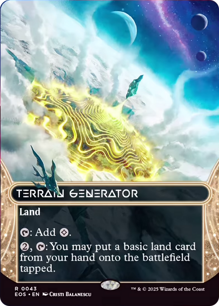 Terrain Generator (0043) (Borderless) [Edge of Eternities: Stellar Sights] | L.A. Mood Comics and Games