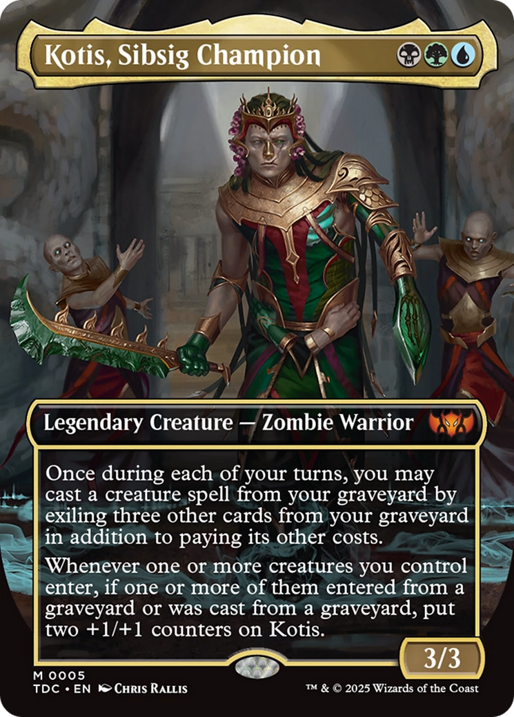 Kotis, Sibsig Champion (Borderless) [Tarkir: Dragonstorm Commander] | L.A. Mood Comics and Games