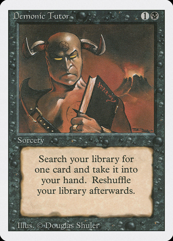 Demonic Tutor [Revised Edition] | L.A. Mood Comics and Games