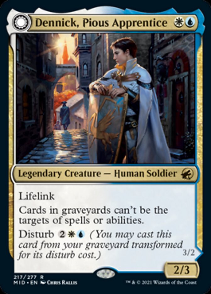 Dennick, Pious Apprentice // Dennick, Pious Apparition [Innistrad: Midnight Hunt] | L.A. Mood Comics and Games