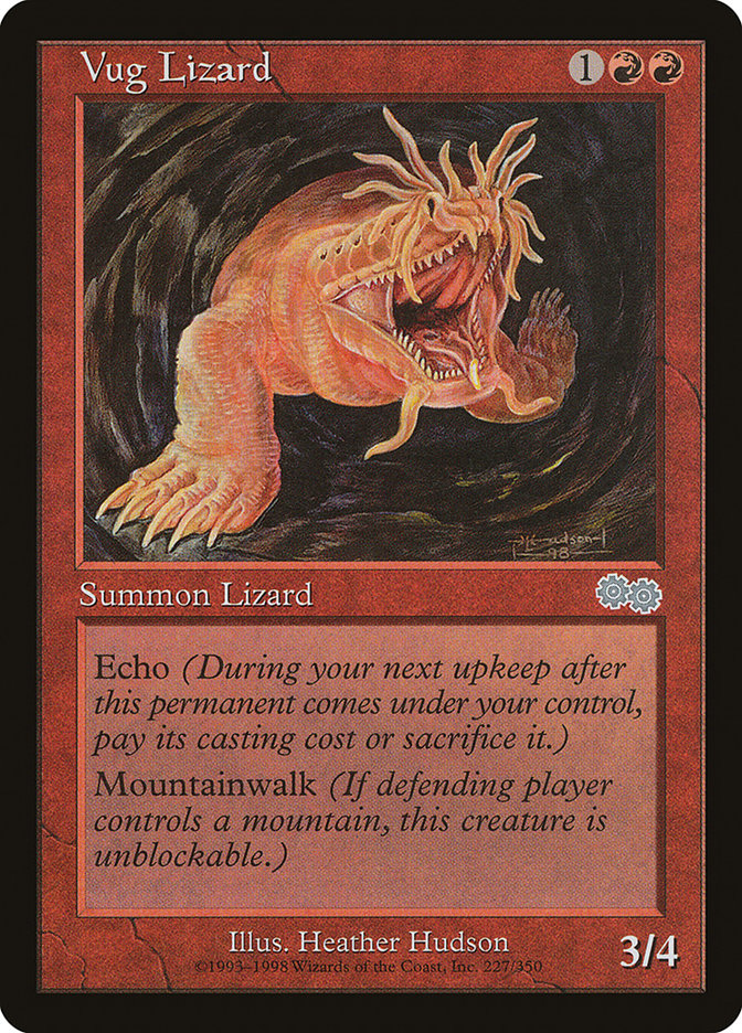 Vug Lizard [Urza's Saga] | L.A. Mood Comics and Games