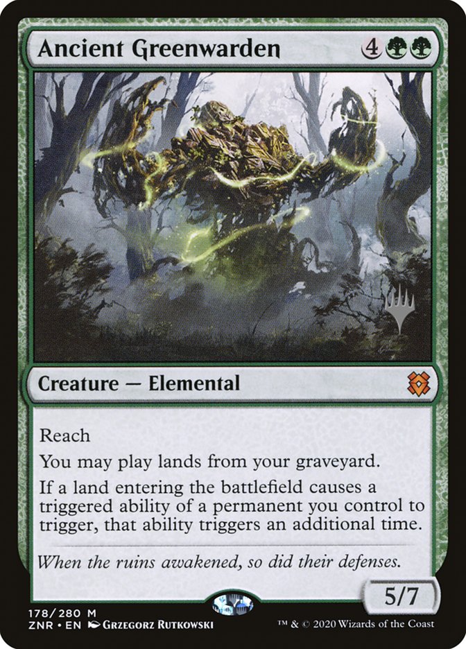 Ancient Greenwarden (Promo Pack) [Zendikar Rising Promos] | L.A. Mood Comics and Games