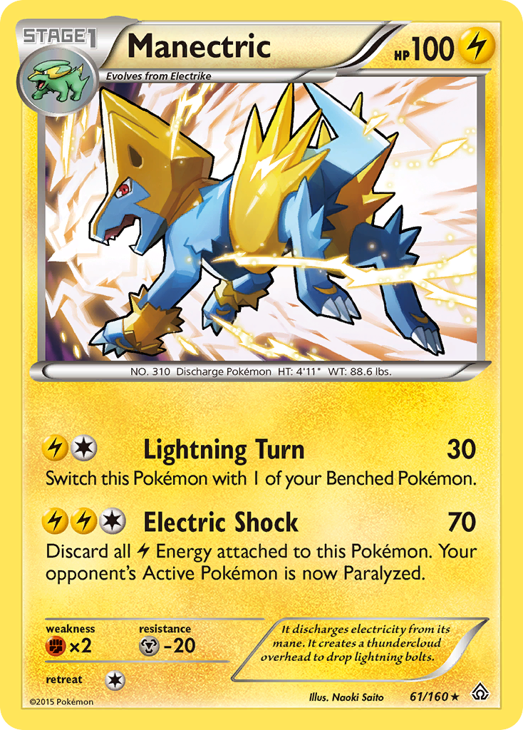 Manectric (61/160) [XY: Primal Clash] | L.A. Mood Comics and Games