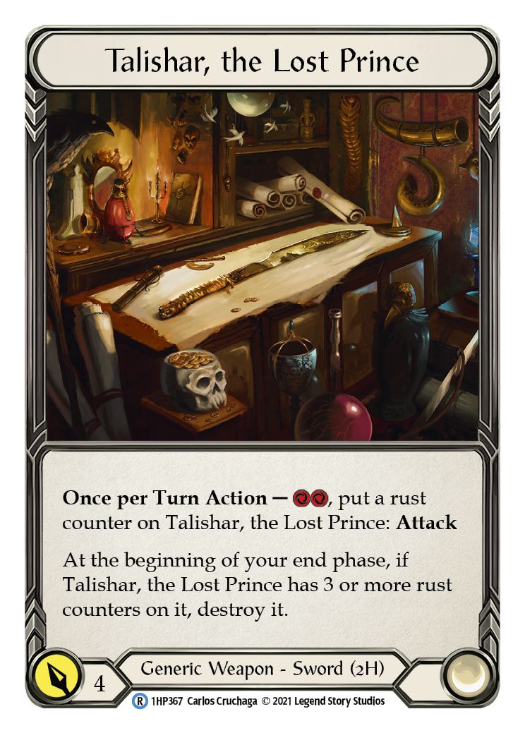 Talishar, the Lost Prince [1HP367] (History Pack 1) | L.A. Mood Comics and Games